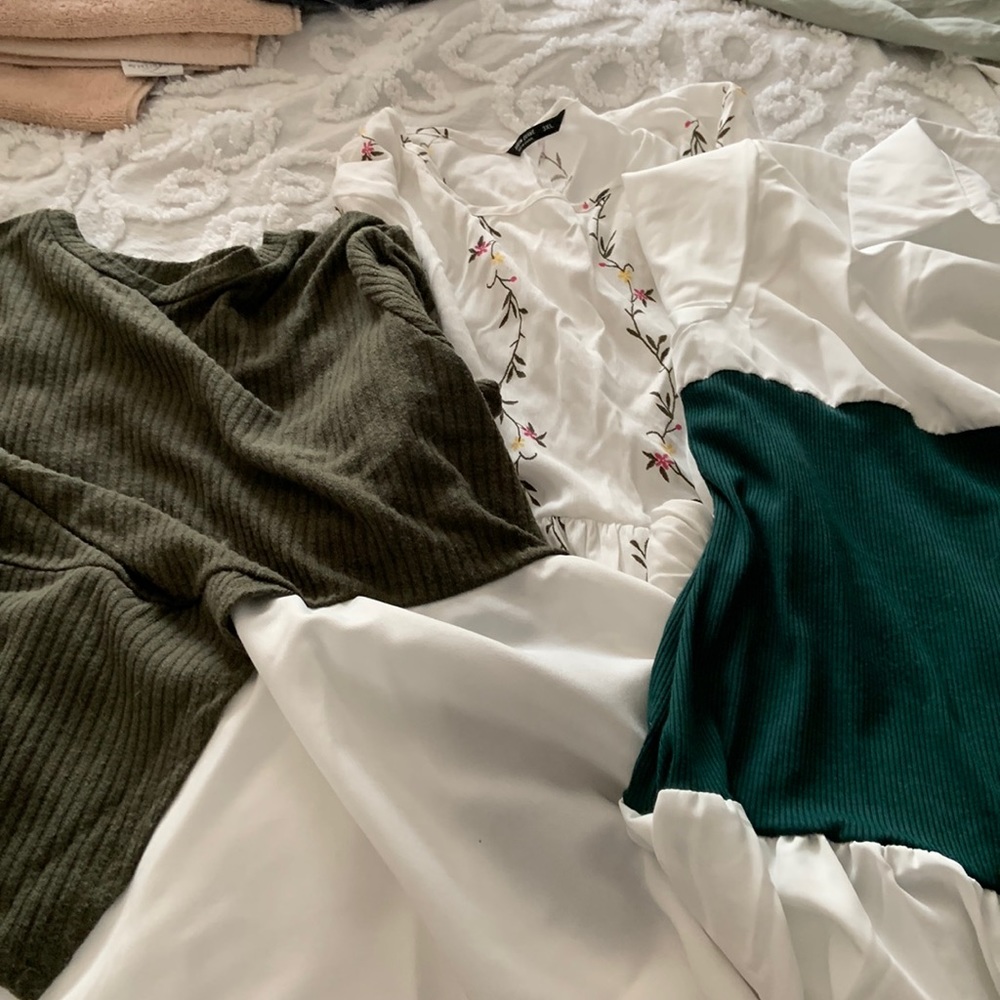 Lot of 3 Shein peplum tops